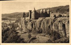 CPA Environs de Saint Flour Cantal le pittoresque chateau du Saillants 