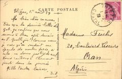 CPA Le Cantal Pittoresque Route du Puy Mary un tournant dangereux entre le Pas de Peyrol et le Refug
