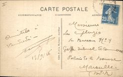 CPA L'Auvergne Pittoresque Cantal Route du Puy Mary un Tournant Dangereux 