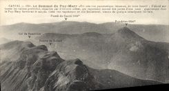 CPA Cantal le Sommet du Puy Mary Offre une vue panoramique immeuse de toute beaute d'abord sur toute