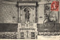 CPA St Germain en Laye interieur de l'eglise la Chapelle de la Vierge 