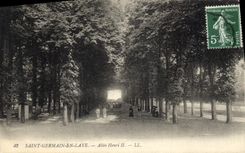 CPA Saint Germain en Laye Allee Henri II 