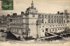 CPA Saint Germain en Laye le chateau ou fut presente le traite de Paix aux plenipotentiaires 