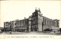 CPA Saint Germain en Laye le chateau vue d'ensemble 