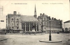 CPA Saint Germain en Laye Place Thiers la Chapelle et le Chateau 