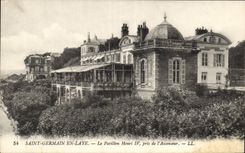 CPA Saint Germain en Laye le Pavillon Henri IV pris de l'Ascenseur 