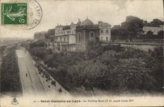 CPA Saint Germain en Laye le Pavillon Henri IV ou naquit Louis XIV 