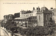 CPA Saint Germain en Laye le Pavillon Henri IV ou naquit Louis XIV 