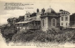 CPA Saint Germain en Laye le Pavillon Henri IV pris de l'ascenseur 