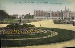 CPA Saint Germain en Laye le Chateau XVI siecle vus du Parlerre 