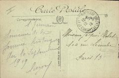 CPA Saint Germain en Laye le Chateau ou fut presente le traite de Paix aux Plenipotentiaires autrich