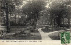 CPA Saint Germain en Laye le Jardin Anglais 