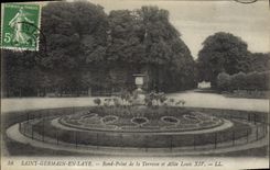 CPA Saint Germain en Laye Rond Point de la Terrasse et Allee Louis XIV 