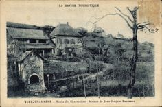 CPA La Savoie Touristique Chambery Route des Charmettes Maison de Jean Jacques Rousseau 