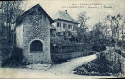 CPA Environs de Chambery les Charmettes Maison de JJ Rousseau 