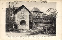 CPA Savoie Tourisme Chambery les Charmettes Cette Maison rendue celebre par le Sejour de JJ Rousseau