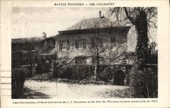 CPA Savoie Tourisme Chambery les Charmettes Celebre Habitation de JJ Rousseau de Mme de Warens Maiso