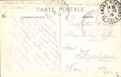 CPA Chateau de Meillant pres Saint Amand Montrond Cher Cour d'Honneur 