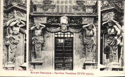 CPA Aix en Provence Pavillon Vendome XVII siecle 