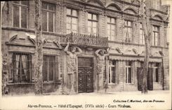 CPA Aix en Provence Hotel d'Espagnet XVII siecle Cours Mirabeau 