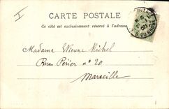 CPA Aix en Provence Portail de l"Ancien Palais Archiepiscopal 