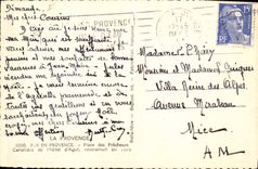 CPA La Provence Aix en Provence Place des Precheurs Cariatides de l'Hotel d'Agut 