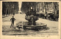 CPA Aix en Provence Fontaine d'Eau Chaude 