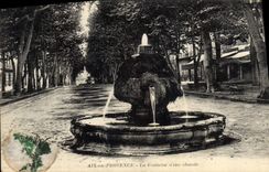 CPA Aix en Provence Fontaine d'eau chaude 