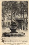 CPA Aix en Provence Fontaine d'eau thermale Hotel d'Espagnet XVII siecle 