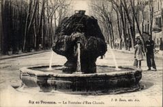 CPA Aix en Provence Fontaine d'eau chaude 