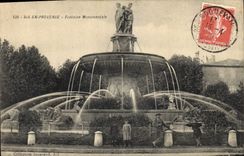 CPA Aix en Provence Fontaine Monumentale 