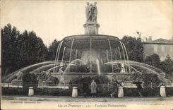 CPA Aix en Provence Fontaine Monumentale 