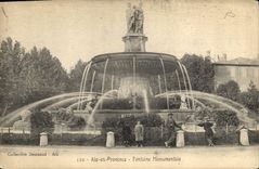 CPA Aix en Provence Fontaine Monumentale 