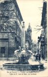 CPA Aix en Provence Fontaine des Quatre Dauphins L'Eglise St Jean de Malte Rue Cardinale 