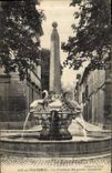 CPA Aix en Provence La Fontaine des Quatre Dauphins 