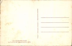 CPA Aix en Provence La Fontaine des Quatre Dauphins 