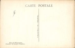 CPA Aix en Provence Fontaine des Quatre Dauphins 