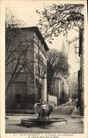 CPA Aix en Provence La Fontaine des 4 Dauphins et l'Eglise Saint Jean de Malte 