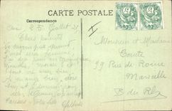 CPA AIx en Provence Fontaine des Quatre Dauphins Eglise de St Jean de Malte rue Cardinale 