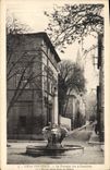 CPA Aix en Provence La Fontaine des Quatre Dauphins et l'Eglise Saint Jean de Malte 
