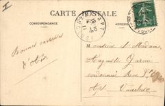 CPA Aix en Provence La Fontaine des Quatre Dauphins Eglise de St Jean de Malte Rue Cardinale 