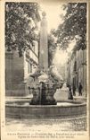 CPA Aix en Provence La Fontaine des 4 Dauphins Eglise Saint Jean de Malte 