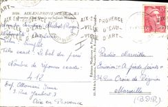 CPA Aix en Provence B du R Fontaine d'Eau chaude sur le Cours Mirabeau 