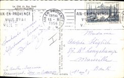 CPA La Cite du Roy Rene Aix en Provence Fontaine Thermale sur le cours Mirabeau 