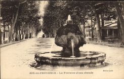 CPA Aix en Provence la Fontaine d'eau chaude 