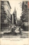 CPA Aix en Provence Fontaine des Quatre Dauphins Eglise Saint Jean de Malte 