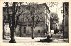 CPA Aix en Provence La Place des 4 Dauphins 