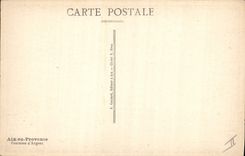 CPA Aix en Provence Fontaine d'Argent 