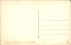 CPA Aix en Provence La Fontaine d'Argent 