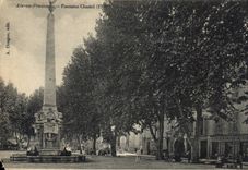 CPA Aix en Provence Fontaine Chastel 
